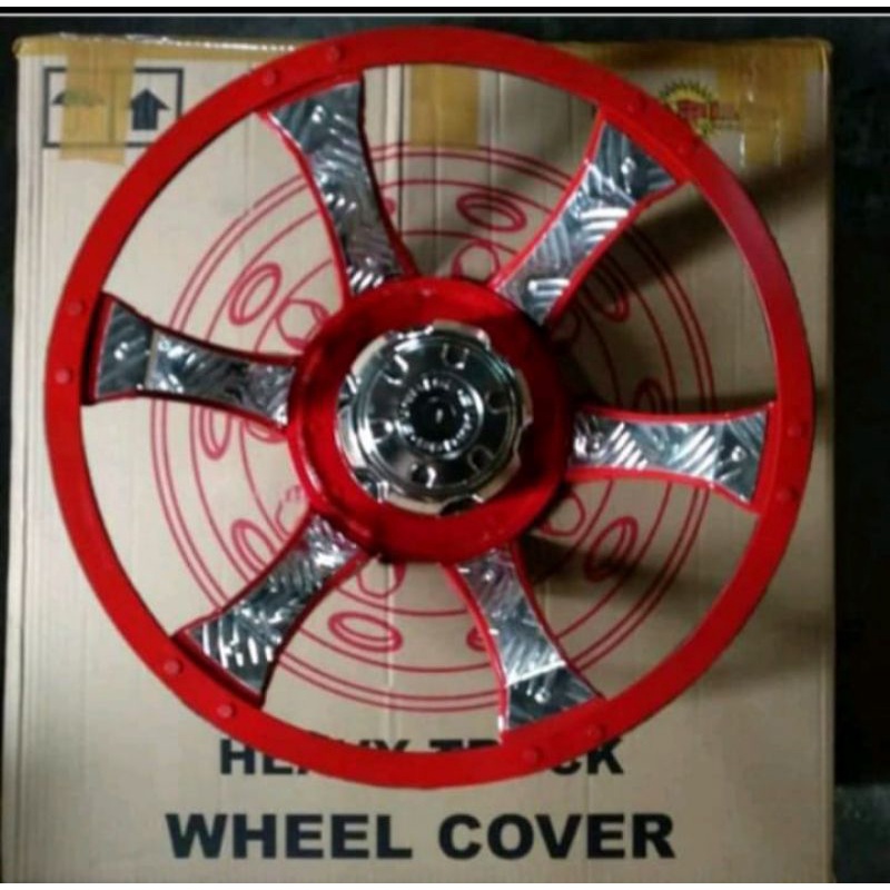 Weldop Truk/Bus Medium Ring 16 Spider Merah Belakang aja (2pcs)