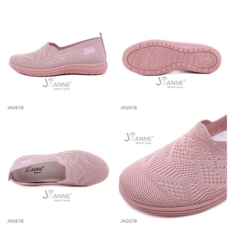 RESTOCK!! [ORIGINAL] JOANNE FlyKnit Flat Shoes Sepatu Wanita #JN2678