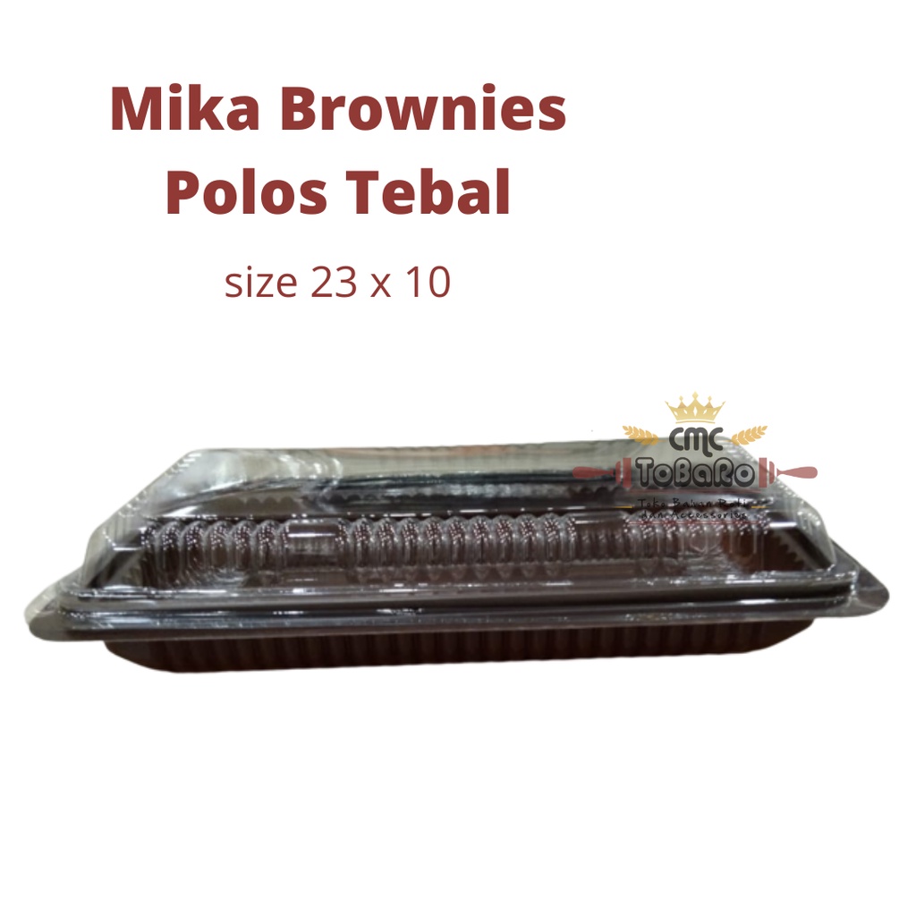 Mika Brownies M Polos Tebal (500)