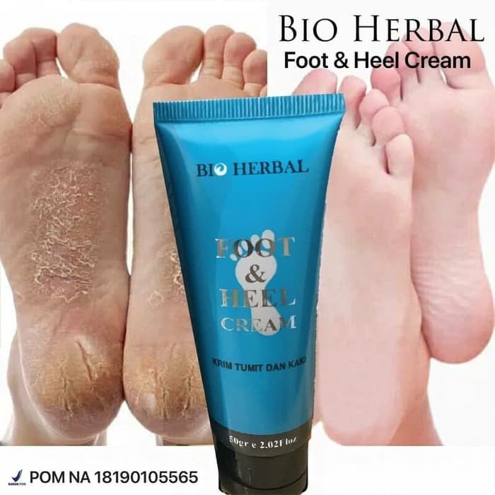 [ORI] KRIM PENGHALUS KAKI PECAH PECAH KASAR DAN KERING DALAM 7 HARI | Bio Herbal Foot and Heel Cream