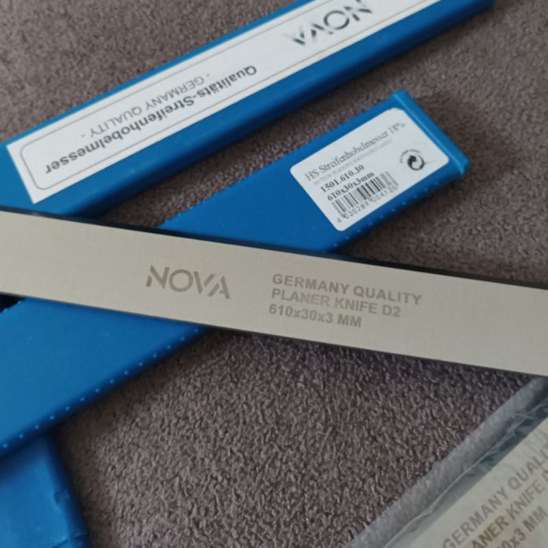 Baja HSS 18% D2 Planer Knife Nova Germany Panjang 31 cm / 41 cm / 51 cm / 61 Cm Super Tajam