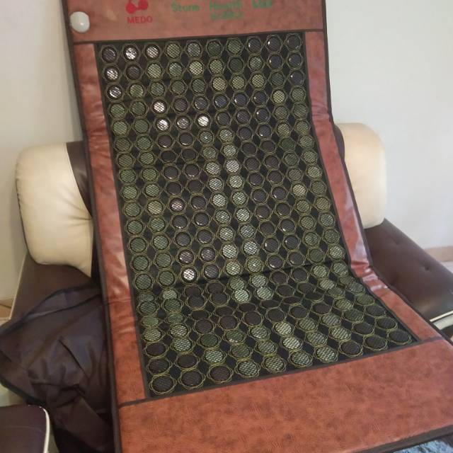 Matras giok-Matras Terapi Jangsu-matras Jade Germanium-Kasur kesehatan- ukuran besar1meter x 2meter