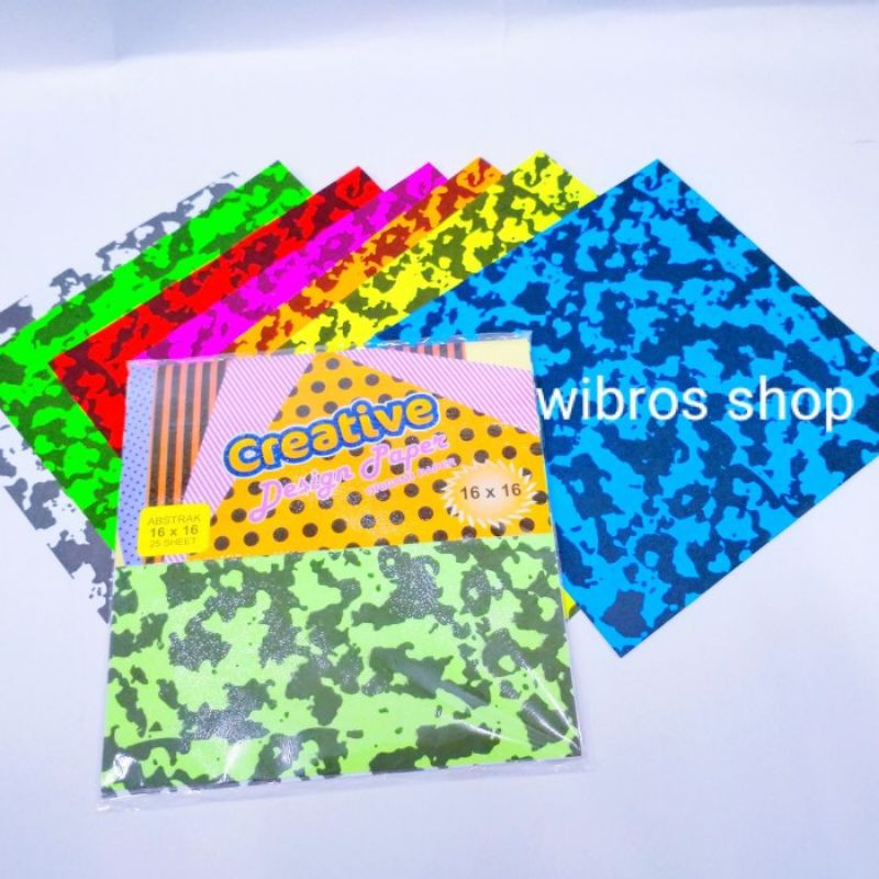 

Kertas Origami Motif Abstrak Asturo