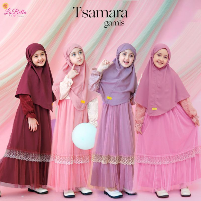 Gamis anak perempuan labella tsamara