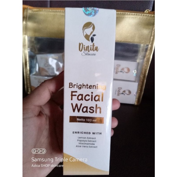 Dinita skincare premium facial wash ecer