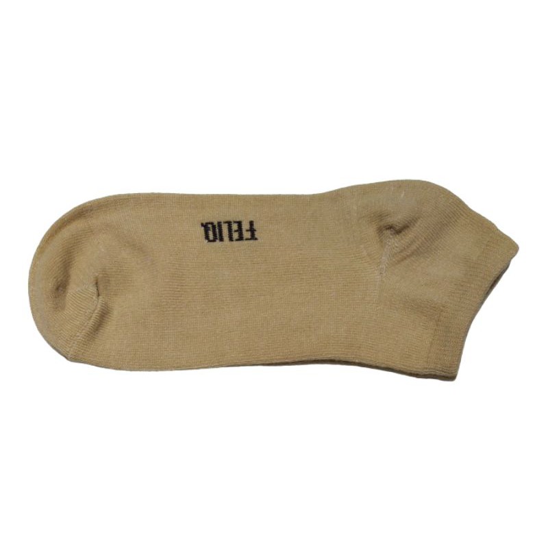 Kaos kaki semata kaki polos dewasa-Coklat susu/kulit