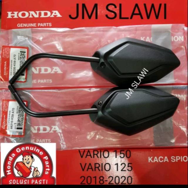 88210-K59-A70 (R) 88220-K59-A70 (L) Spion kaca spion vario 150 vario 125 2018 - 2020 ori  AHM Honda