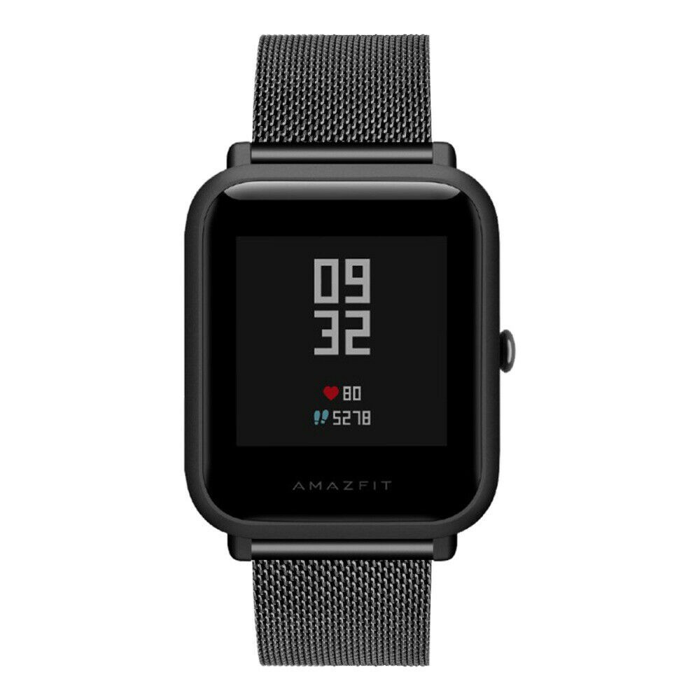 Tali Jam Milanese Stainless Steel Strap 20mm Xiaomi Huami Amazfit Pebble Time