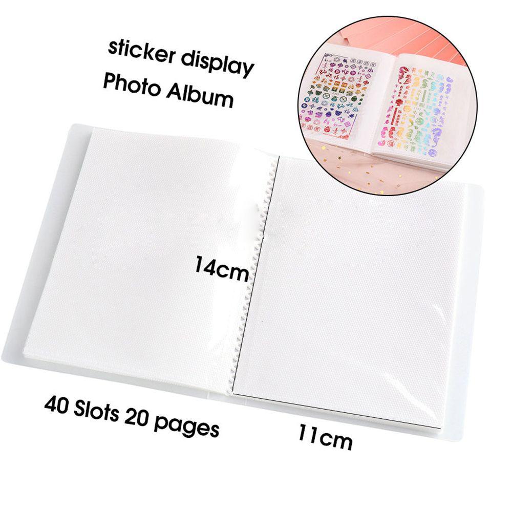 R-flower 40slot Stiker Kuku Buku Album Manicure Notebook Holder Ukuran Besar