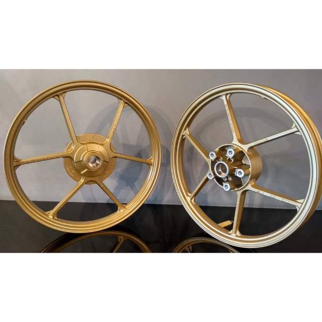 Velg Racing BRT CHEMCO Yamaha MX King Hitam dan Gold