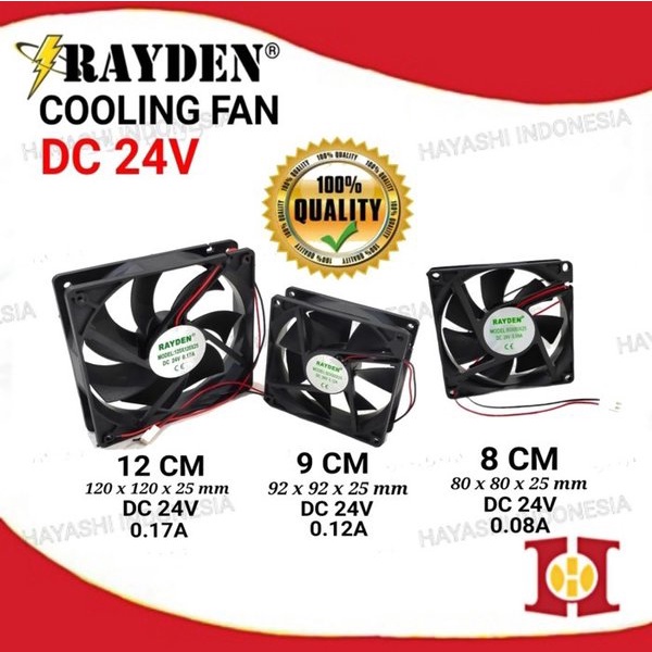 Cooling Fan DC 24V Kipas Pendingin Internal Fan Cooler