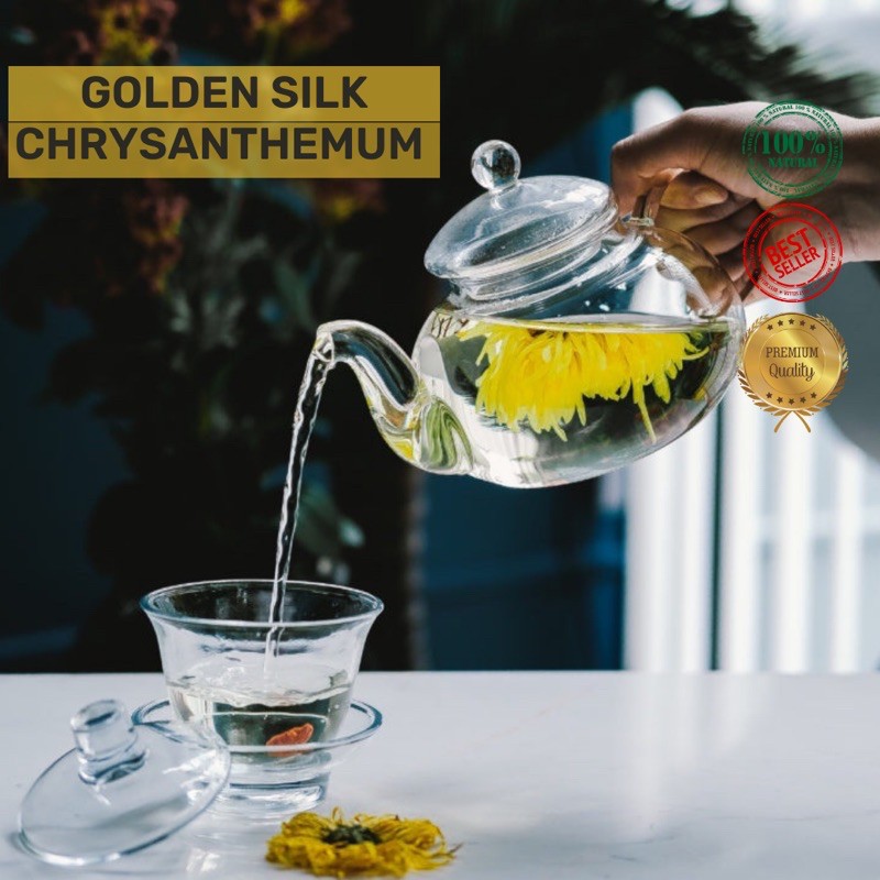 Organic&amp;Joy• Golden Silk Chrysanthemums/ Chrysant SACHET