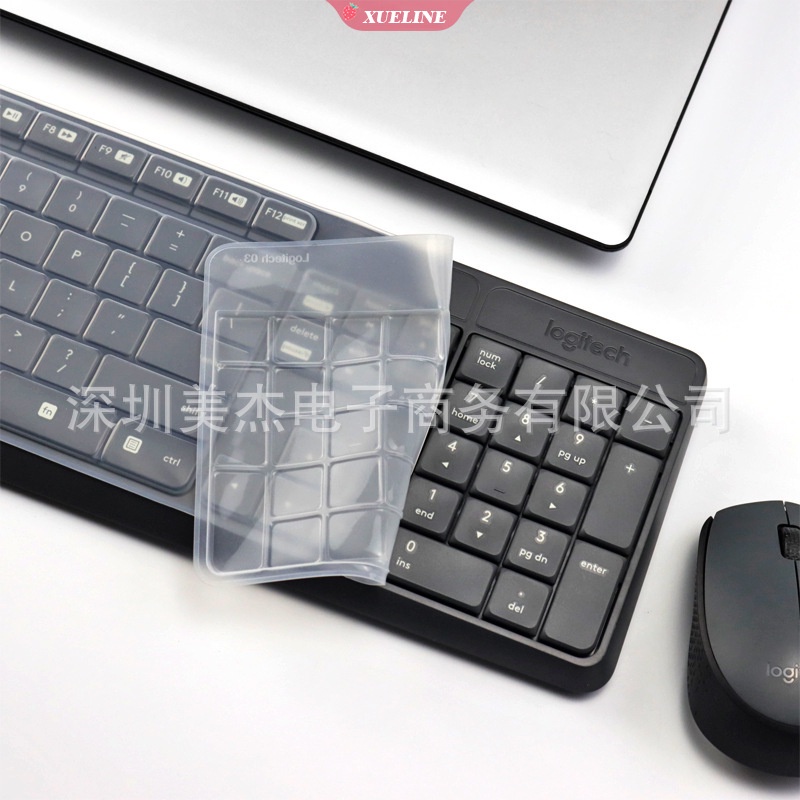 Casing Pelindung Keyboard Logitech MK315 MK235 K375 Universal Bahan Silikon Tahan Air Dan Debu