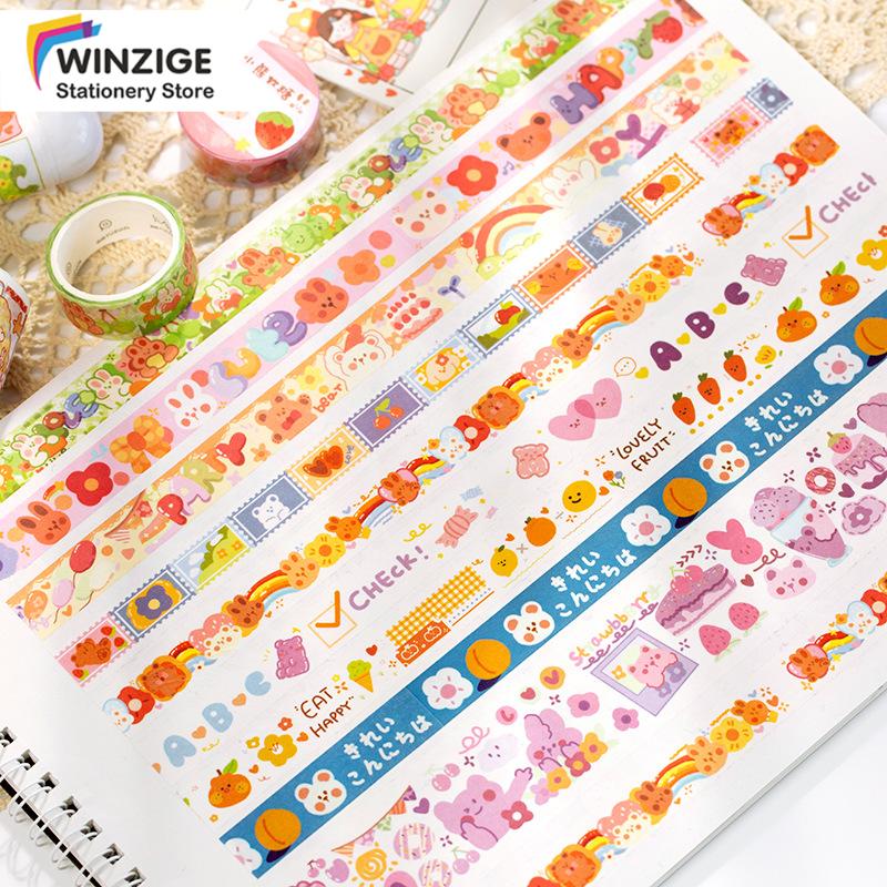 Winzige Cute Animal Masking Tape Lovely Washi Tape Journal Winzige Cute Animal Masking Tape Lovely Washi Tape Journal