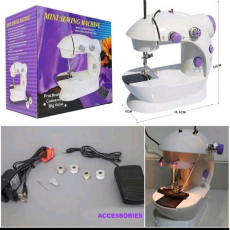 mesin jahit mini portable second