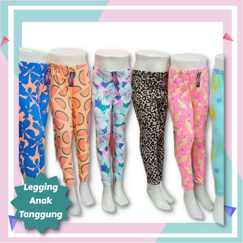 Best produk//Legging Anak Tanggung//Leging usia 9-12 tahun//pilih motif atau polos//lejing harian