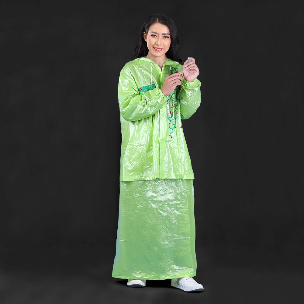 Jas Hujan Rok Anti Air Kuat Anti Tembus Bahan PVC Karet CL147