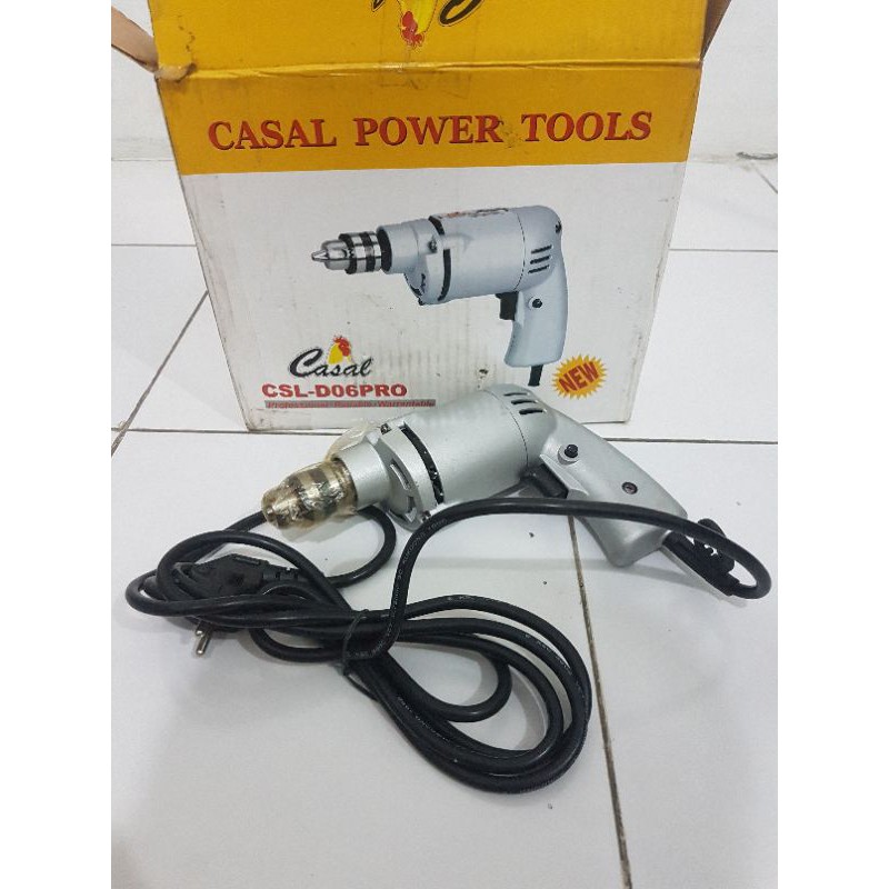 Bor Listrik 6 mm CASAL CSL-D06 PRO KUALITAS TERBAIK