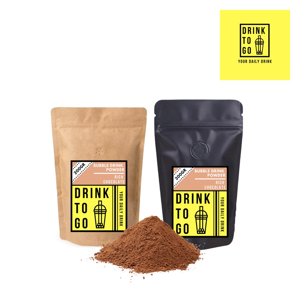 

Bubble Powder Drink Rich Chocolate (Minuman Coklat Bubuk) (200gr)