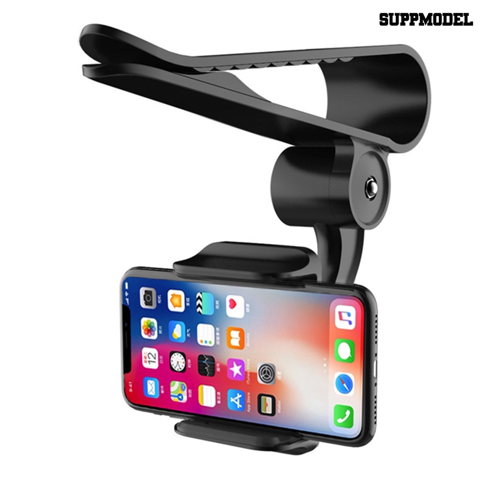 Sdl Bracket Klip Mount Sun Visor Mobil Holder Handphone Universal Rotasi 360 Derajat