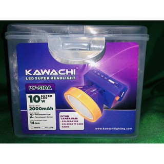 Senter Kepala Bluetooth Radio 10w Tahan 14Hours - KAWACHI LY-510A