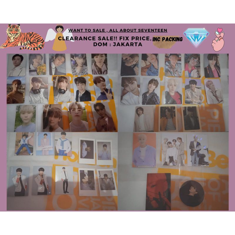 photocard pola diamond edge seventeen dokyeom