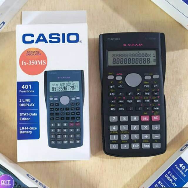 

KALKULATOR/CALCULATOR ILMIAH/SCENTIFIC/CASIO FX 350MS/GRADE ORI#READY