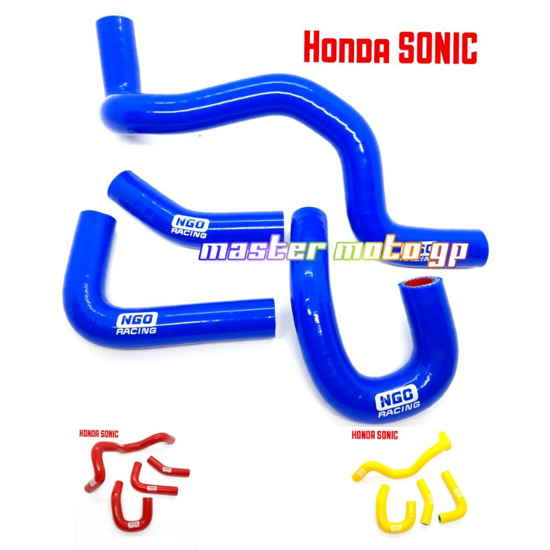 SELANG RADIATOR NGO RACING THAILAND HONDA SONIC SONIC 150R SELANG MODEL SAMCO NGO racing selang pipa air radiator pipa silicon modifikasi