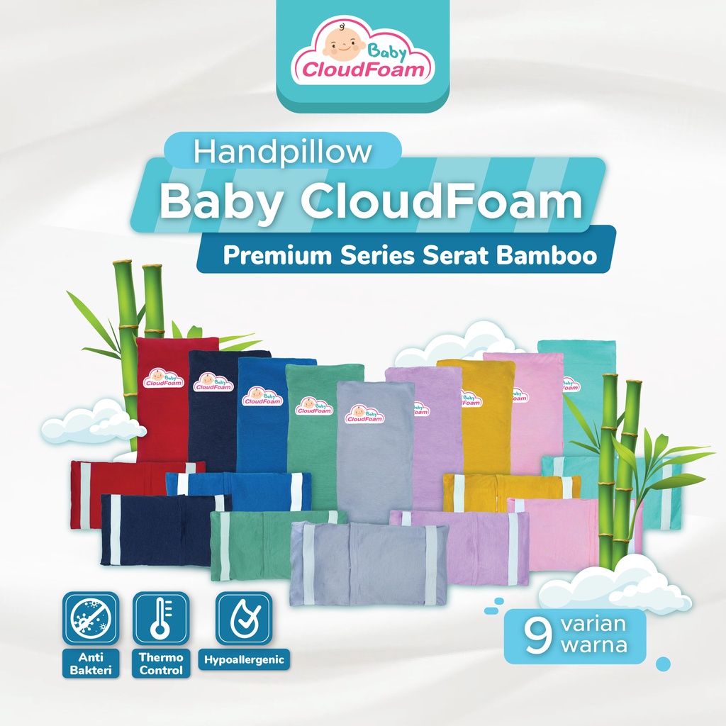 HANDPILLOW BABY CLOUDFOAM (BANTAL TANGAN/BANTAL MENYUSUI/BANTAL MENGGENDONG)