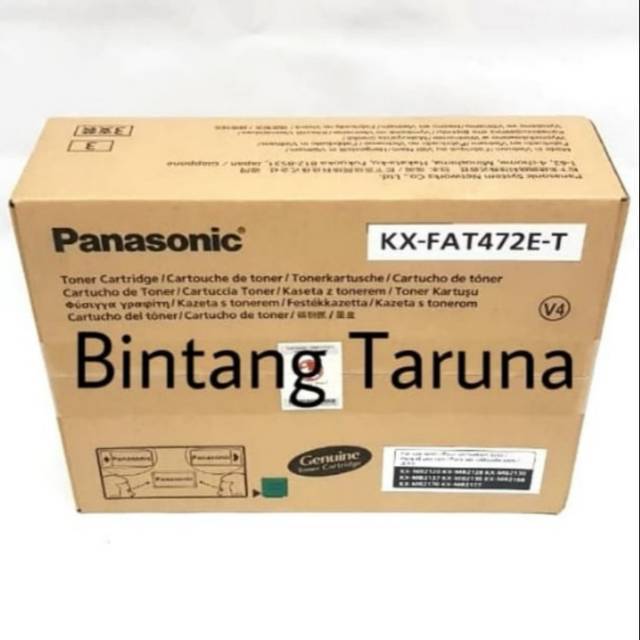 Toner Panasonic KX-FAT472E-T Toner Mesin Fax Panasonic KX-FAT472ET Original Product 100%