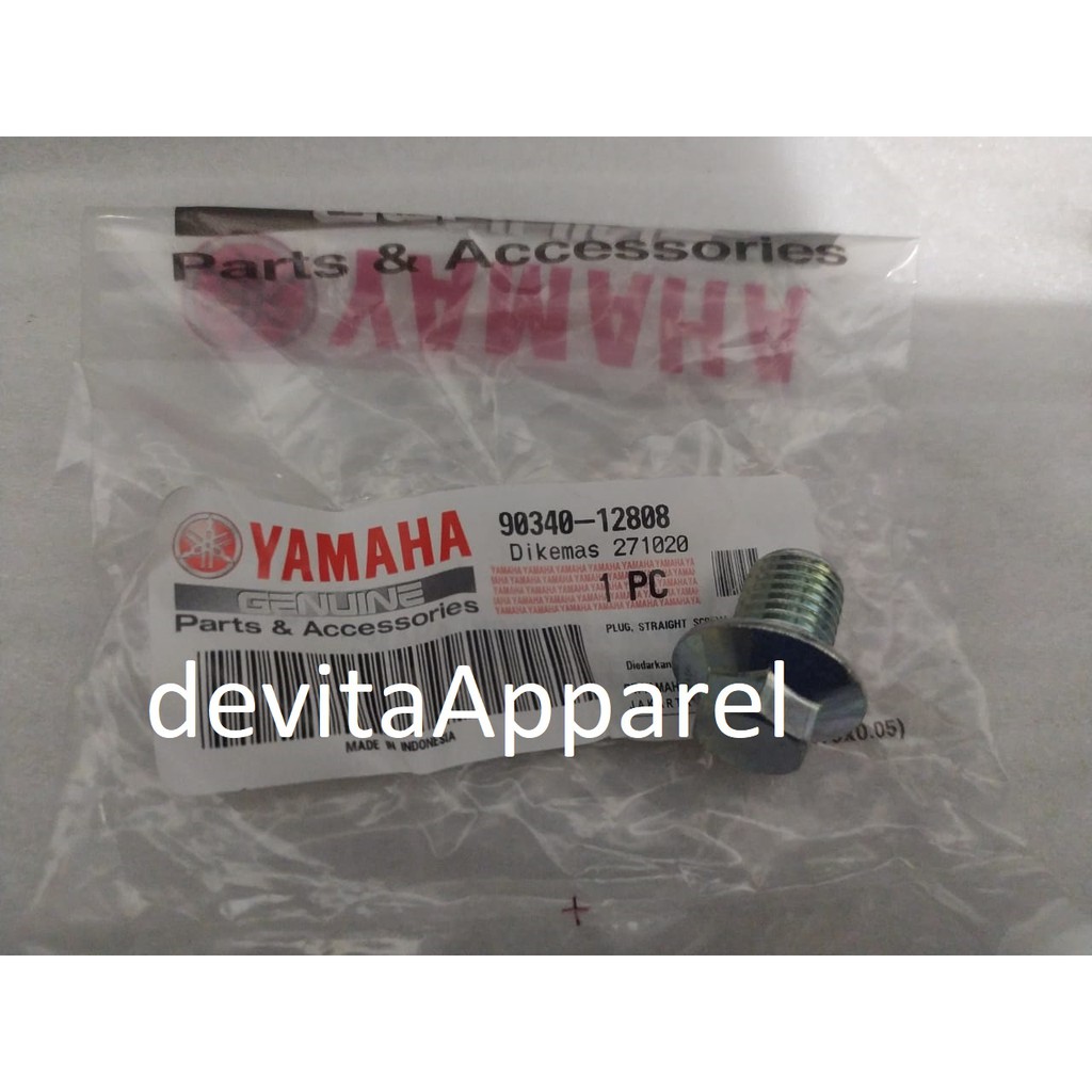 BAUT OLI BAWAH BAUT TUTUP OLI BAWAH MIO SOUL GT FINO ORI YAMAHA 90340-12808