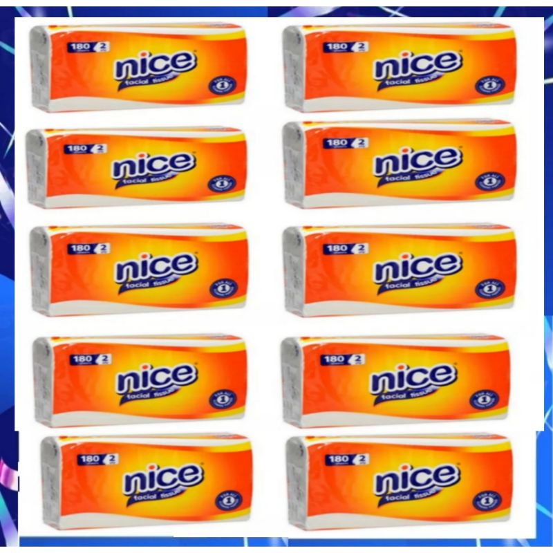 AFIFAH ID STORE-TISU NICE ❤ 180 Sheet Facial Tissue 2 Ply | Tissu Wajah