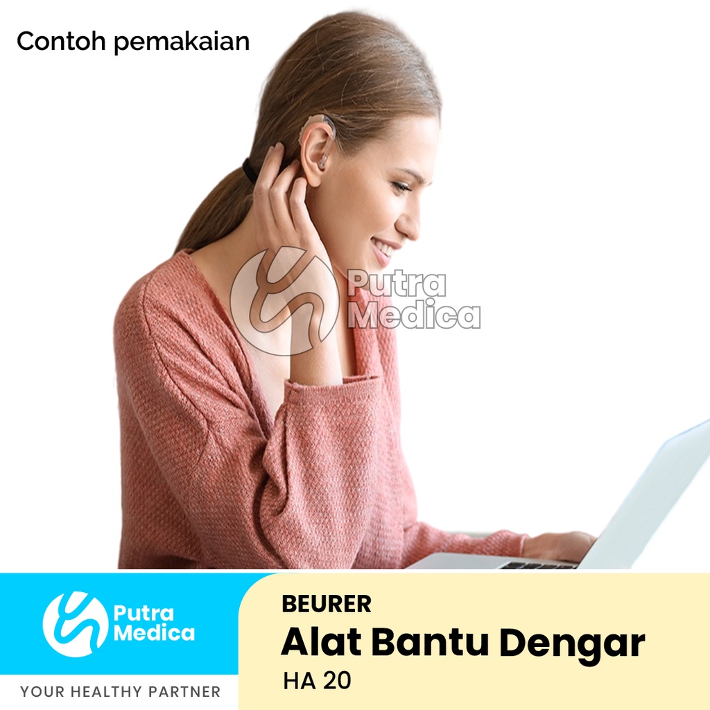 Beurer Hearing Aid HA20 / Ear Sound Voice Amplifier / Alat Bantu Dengar Tanpa Kabel