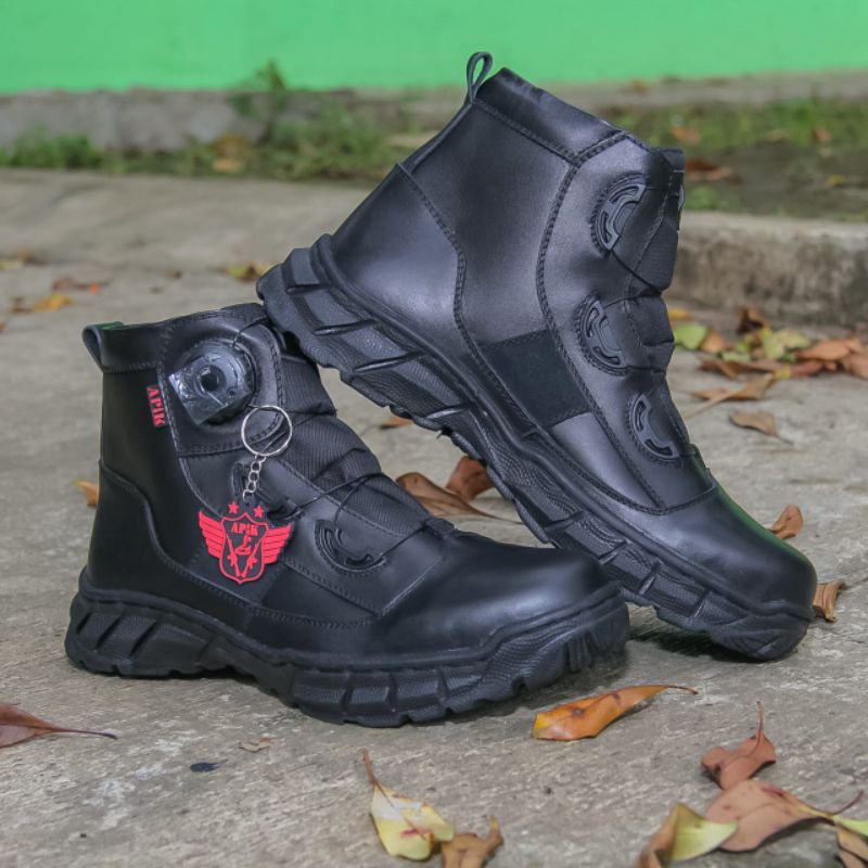 SEPATU PDL TALI PUTAR PENDEK MIDTREX APIK BAHAN KULIT SAPI ASLI SEPATU PDL DINAS LAPANGAN TNI POLRI SECURITY SATPAM SEPATU PDL POLANTAS MODEL TERBARU