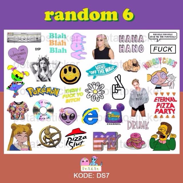 

random 6 - sticker tumblr