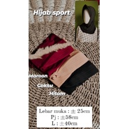 Jilbab Sport All Size / Hijab Instan / Bergo Sport / Jilbab Olahraga / Bergo Hamidah / Kerudung Olahraga BISA COD TOKOIMAH