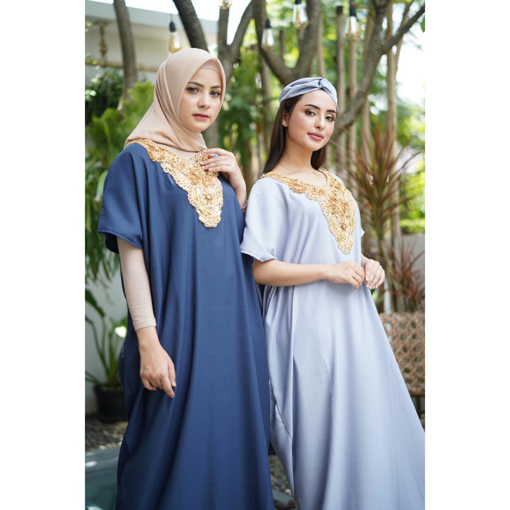 JANE COLLECTION || Kaftan Kajol Baju Muslim Hari Raya Lebaran Kaftan Lebaran Maxi Hijab