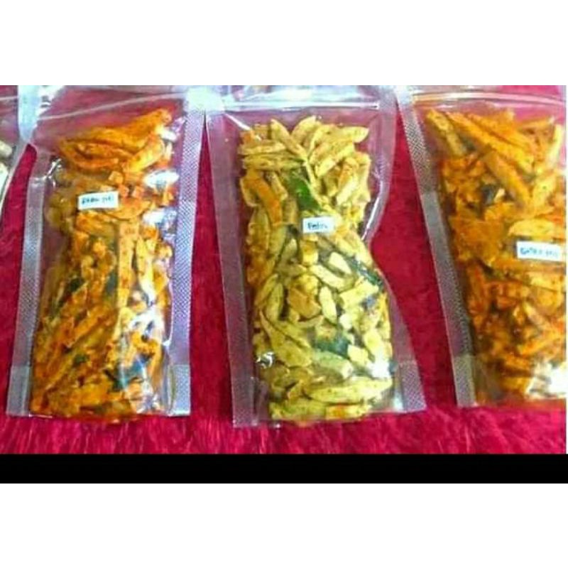 

basreng (bakso goreng) kriuk gurih isi 50-100 gram pedas atau original rasa
