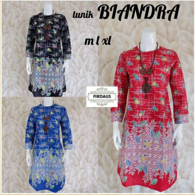 Tunik biandra batik modern