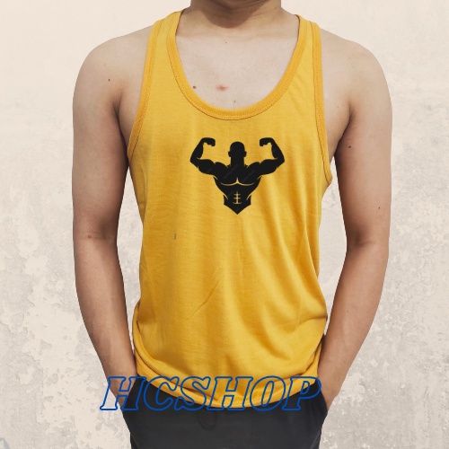 Singlet Pria Dewasa GYM Singlet Dewasa Cowok Cewek Cotton Combed Kualitas Premium Adem