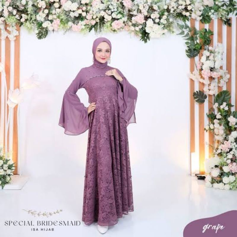 Dress Bridesmaid by ISA Hijab