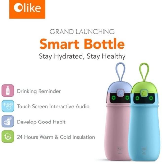 Olike Smart Bottle / Botol Minum Anak Original - Merah Muda