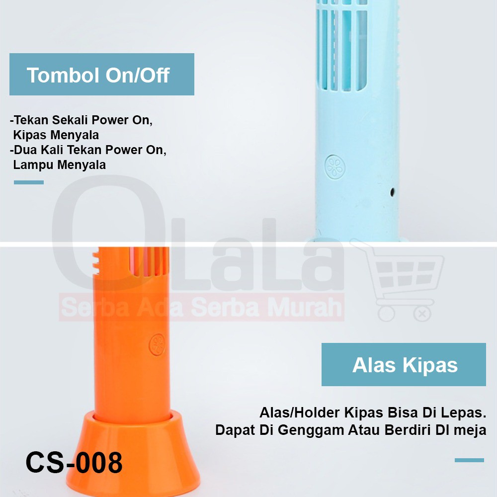 KIPAS ANGIN TOWER FAN USB Karakter CS-008