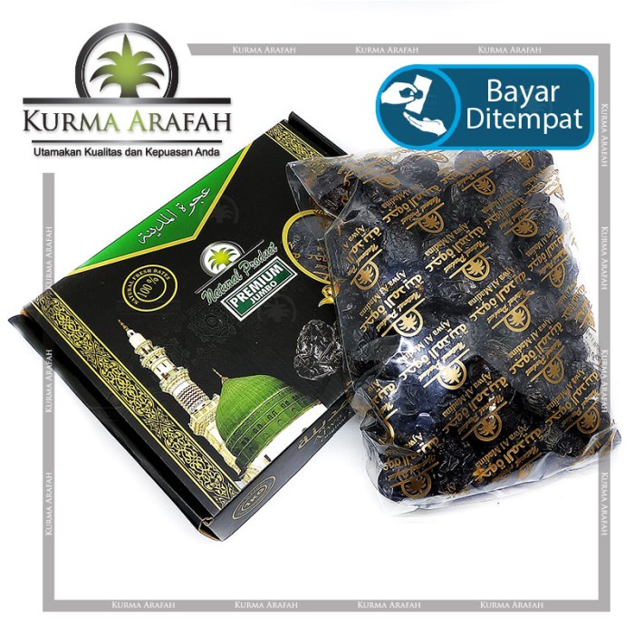 

Kurma Ajwa Jumbo 1kg Premium Super Jumbo XL