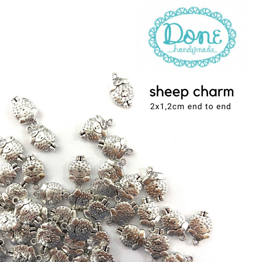 Sheep charm domba pernak pernik aksesoris perhiasan aksesoris