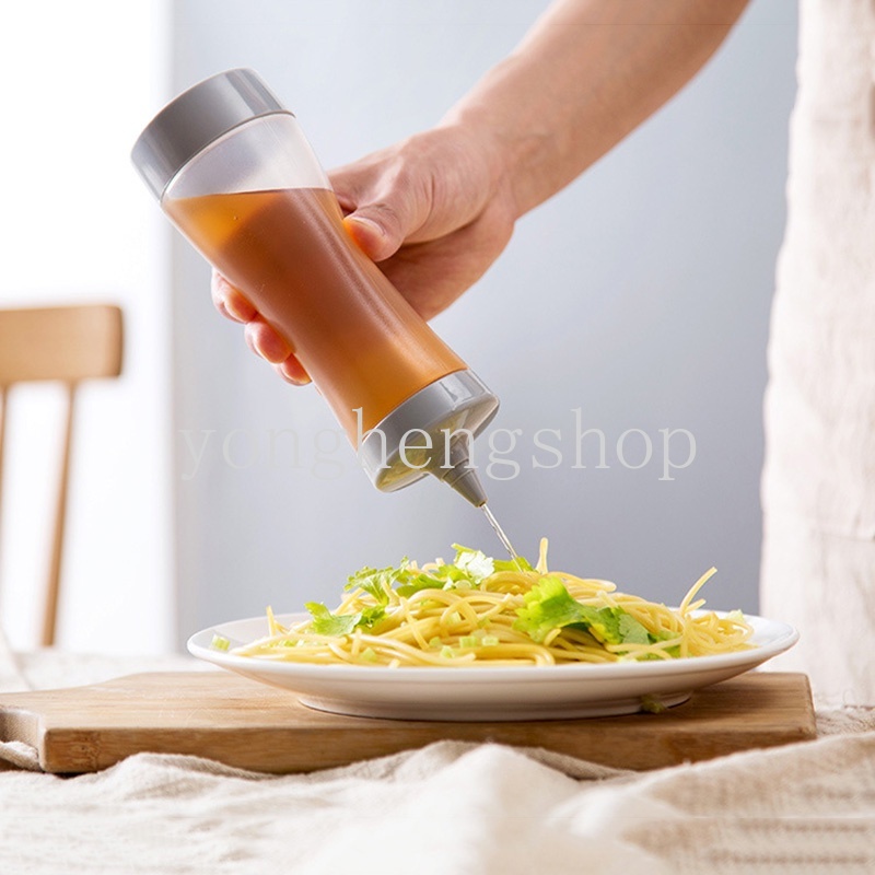 Botol Dispenser Saus / Minyak Zaitun / Mustard / Mayonnaise / Kecap Untuk Dapur