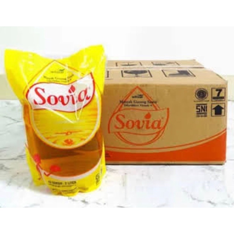 

Minyak Goreng Sovia 2L, 1 Karton.