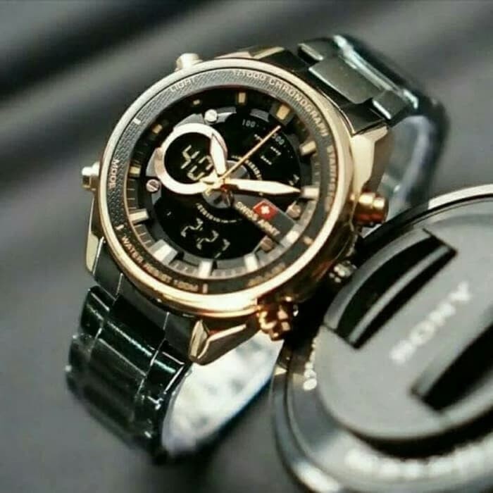 jam tangan swiss army double time