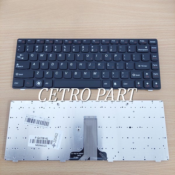 KEYBOARD LENOVO G470 G475 B470 B475 B490 V370 V470 Z470 HITAM -NEW