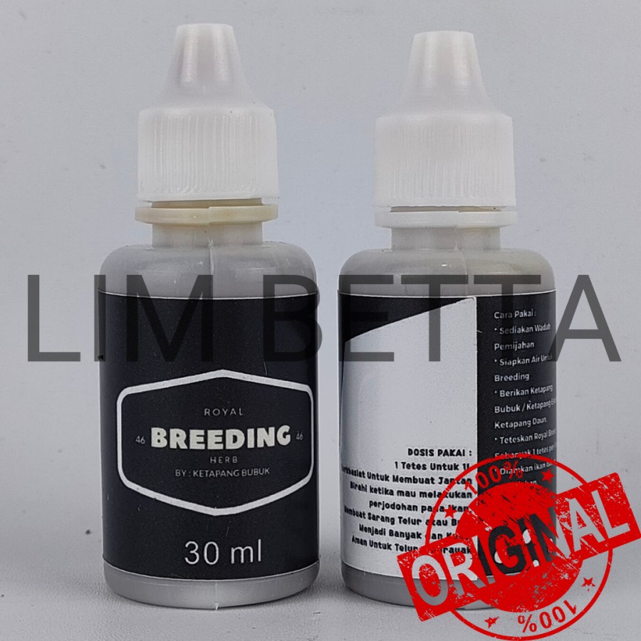 ROYAL BREEDING HERB 30 ML / OBAT IKAN PEJANTAN SAAT PEMIJAHAN